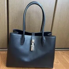 傳濱野】ブラック レザー A4ビジネスバッグ AMANDA - メルカリ