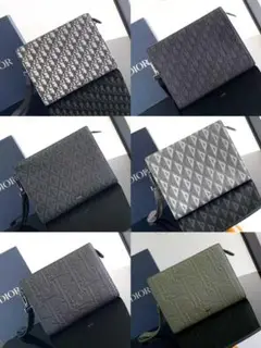 Dior クラッチバッグ グレー