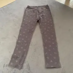 グレー柄入りボトムス ポケット付き