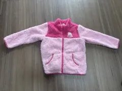 ミキハウス　ホットビスケッツ　ボアジャケット　ピンク　110