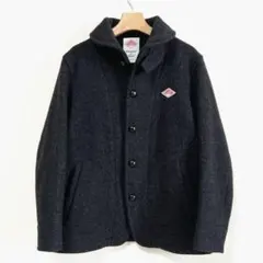 DANTON ウールパイルラウンドカラー ジャケット40 チャコール