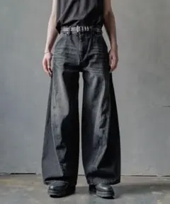HARE 3ディメンションデニムパンツ　デニム ワイドデニム ハレ