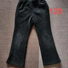 GU 黒 コーデュロイパンツ 120