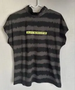 JUN&ROPE ジュンロペ レディース ゴルフウェア モックネック 半袖