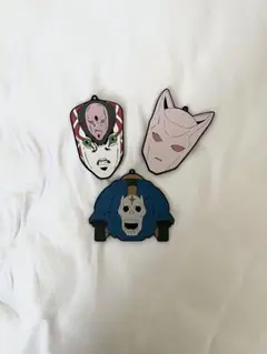 一番くじジョジョの奇妙な冒険 H賞 ラバーコースター 4種　3個セット