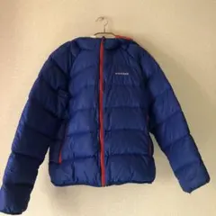 モンベル　160 ブルー　ダウン　フード付き