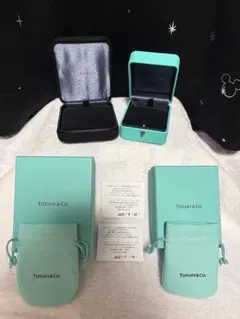 ティファニー　ジュエリーボックス　ネックレス　空き箱　購入証明書
