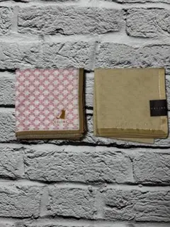 美品　CELINE　ハンカチ　2枚 セット　ｗ1526-0127-16-1