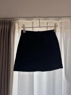 GU ダークブルー デニム ミニスカート　S