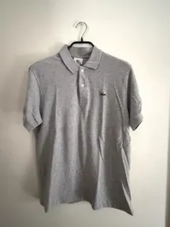 【未着用】LACOSTE ラコステ ポロシャツ 杢グレー サイズ4