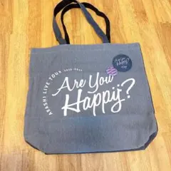 ARASHI Are You Happy? バッグ (缶バッジ付)