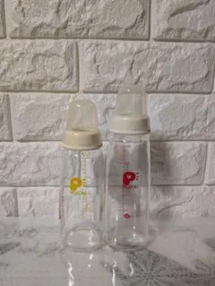 Pigeon ガラス 哺乳瓶 200ml 240ml 2本セット