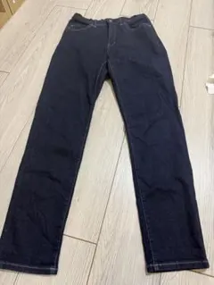 UNIQLO キッズ デニムストレート　ズボン　パンツ　160cm