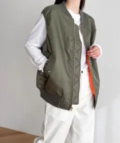 キャナルジーン RED CHOP WORKS MA-1 ベスト