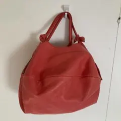 pomtata ポムタタ レザー 本革製 ハンドバッグ ポーチ付