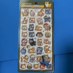新品　正規品　ボンボンドロップシール　シール　犬　柴犬　クーリア　和柄