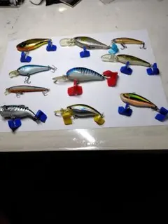 バス釣り ルアー 14点セット　※ビンテージ品 ルアー 14点セット バス釣り用 - メルカリ