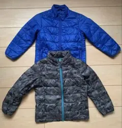 ユニクロ120 ウルトラライトダウン & babyGAP 110cm ダウン
