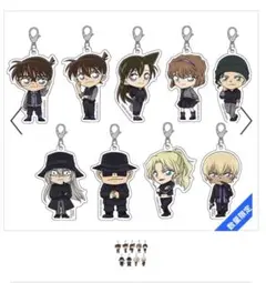 名探偵コナン黒鉄の魚影　アクリルチャームコレクション全9種