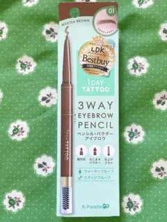 K-Palette 1DAY TATTOO 3WAY アイブロウ 01のサムネイル