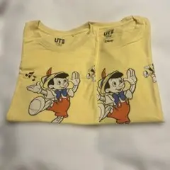 UT ピノキオ Tシャツ Sサイズ イエロー 2枚セット