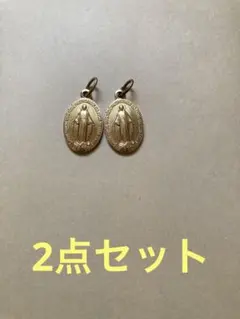 メダイユ 2点 ゴールド パリ 奇跡のメダイ教会で購入