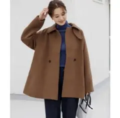 大人気　URTECH ミドル丈コート M キャメル ブラウン