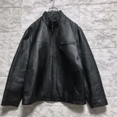 Dan Valentinoレザージャケット　ライダース　ブラック　ピッグスキン