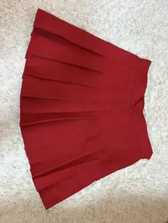 American Apparel プリーツミニスカート レッド XSのサムネイル