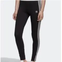 adidas アディダスオリジナルス　3ストライプ　レギンス　ブラック　XS
