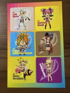 キャラクター ステッカー シート フェアリーテイル