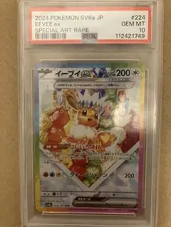 イーブイex SAR SV8a テラスタルフェスex 224/187 PSA10