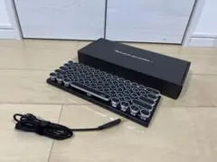 【美品】タイプライター風キーボードミニ WE-TYPKBM-SV