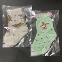 新品♡フェイラーFEILER ラブラリー♡ベビー靴下2足♡ツンツンバンビーノ