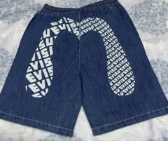 【新品タグ付】EVISU KOREAデニム ハーフパンツ カモメL相当のサムネイル