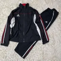 【美品】adidas アディダス ジャージ 上下セット Oサイズ 日本製