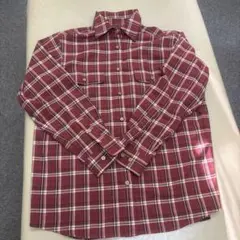 【超美品】Fox Fire 赤チェック柄長袖シャツ Mのサムネイル