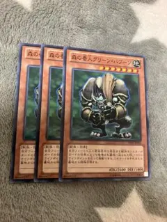 遊戯王 森の番人グリーンバブーン3枚セット 2点目無料 7283 - メルカリ
