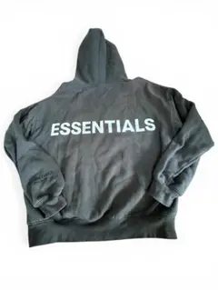 ESSENTIALS フード付きパーカー ダークグレーのサムネイル