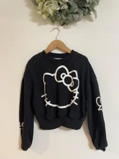 H&M ハローキティ スウェット ブラック 134/140のサムネイル