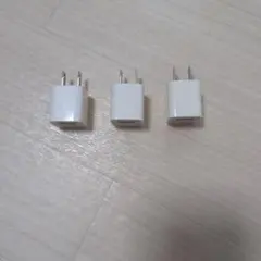 USB電源アダプタ 3個セット