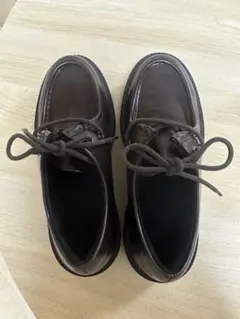 ダークブラウンレザー ローファー