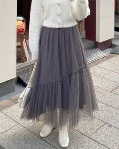 INGNI(イング) チュールティアードスカート