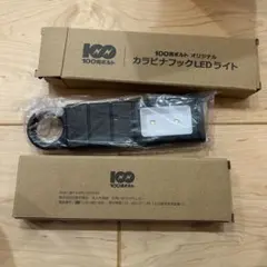 100満ボルト オリジナル カラビナフックLEDライトのサムネイル