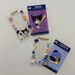 サンリオ一番くじ　侍ジャパン　クロミ　タキシードサム　セット　クリアカードセット