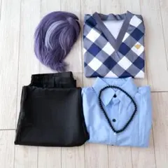 ヒプノシスマイク　 ヒプマイ　躑躅森盧笙　衣装＋ウィッグ　XL