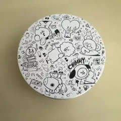 BT21缶ケース シール付き