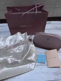 Samantha Thavasa ピンクラウンドポーチのサムネイル