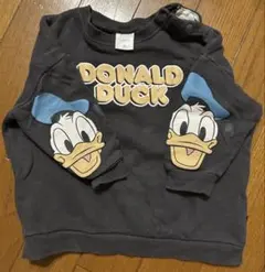ドナルドダック トレーナー フタフタ 80cm