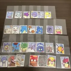 韓国限定】ポケモン 証明写真 ガチャ シール ミュウ ミュウツー 6枚